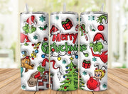 Naughty Grinch Tumblers