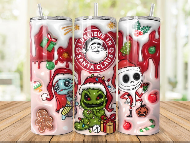 Naughty Grinch Tumblers