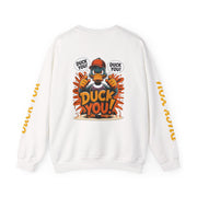 Duck You Crewneck Sweatshirt, Funny Sweatshirt, Gift for Friends, Casual Wear, Unisex Apparel