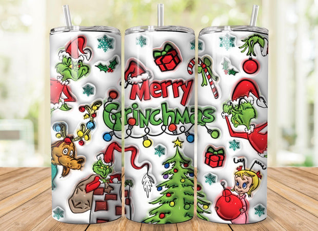 Naughty Grinch Tumblers
