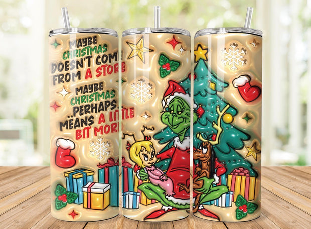 Naughty Grinch Tumblers