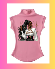 Women Summer Sexy Turtleneck Sleeveless T-Shirts Tops Solid Slim Fit Pullovers