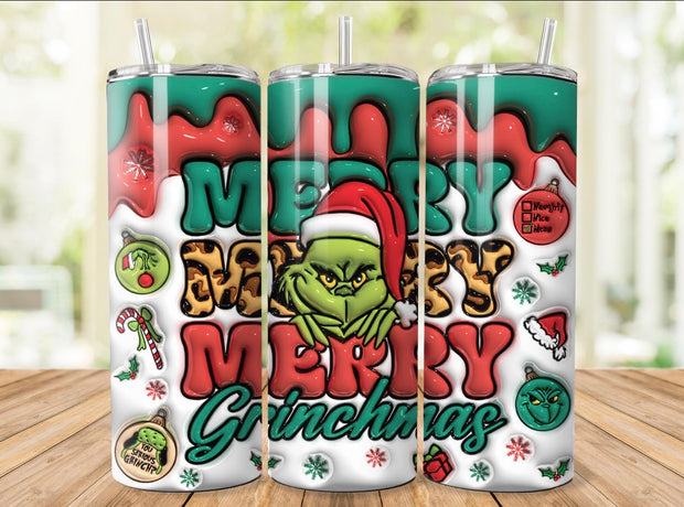 Naughty Grinch Tumblers