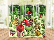 Naughty Grinch Tumblers